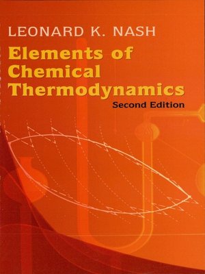 cover image of Elements of Chemical Thermodynamics
